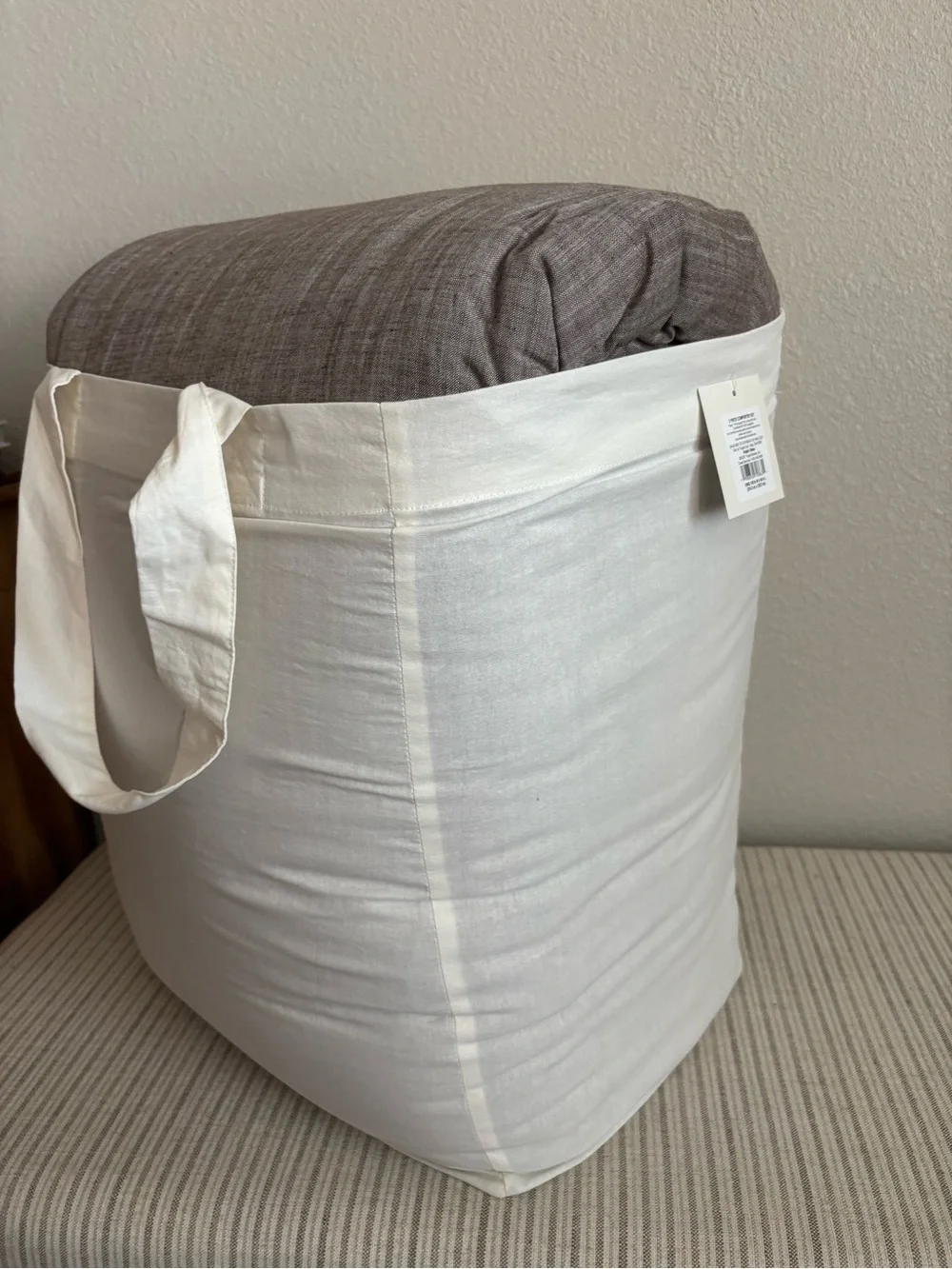 NWT 3pc Full/Queen Reversible Comforter Set Brown - Hearth & Hand with Magnolia